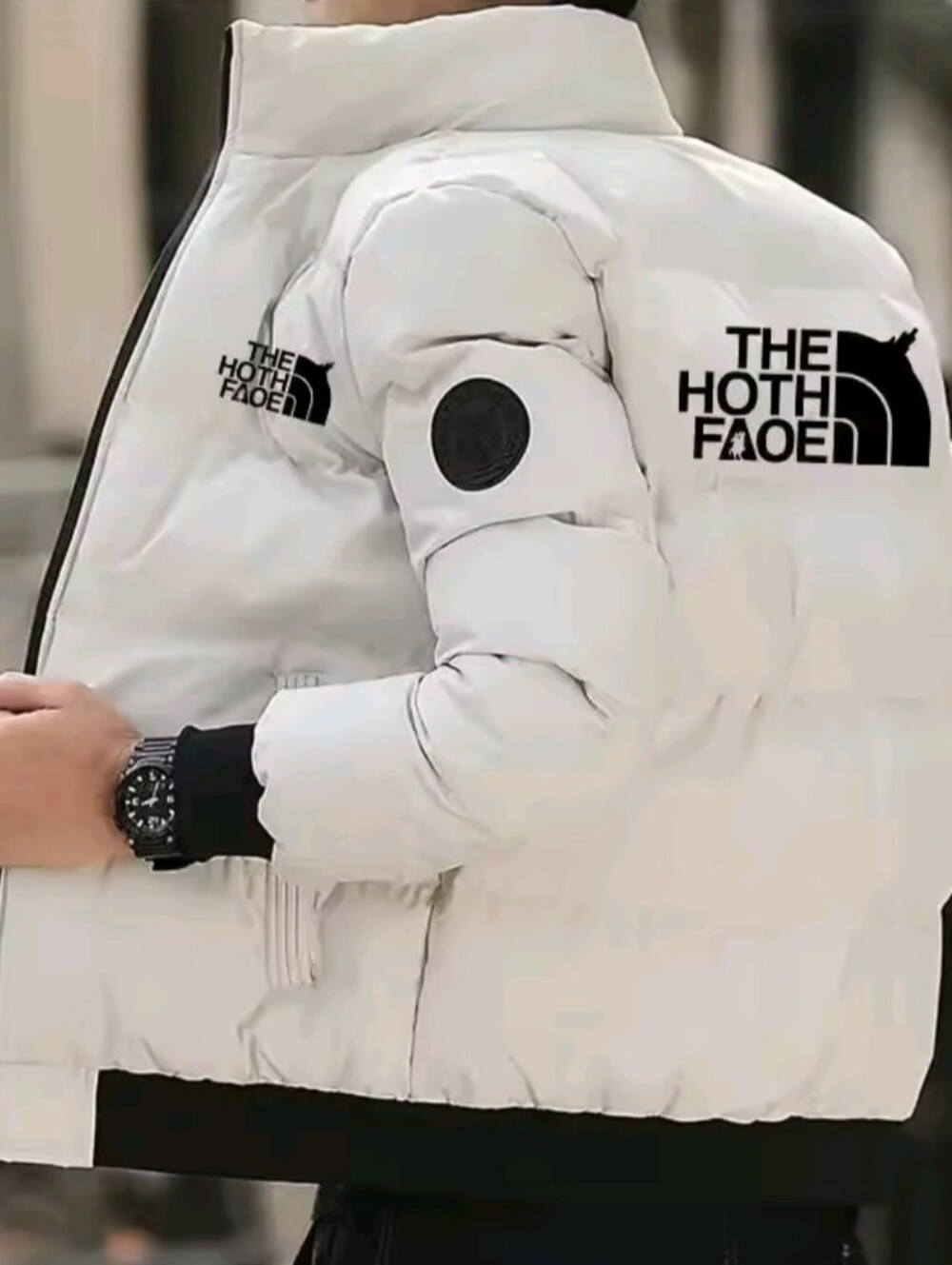 Men's Fashion Thickened Jacket Winter Warm And Waterproof Parka Coat